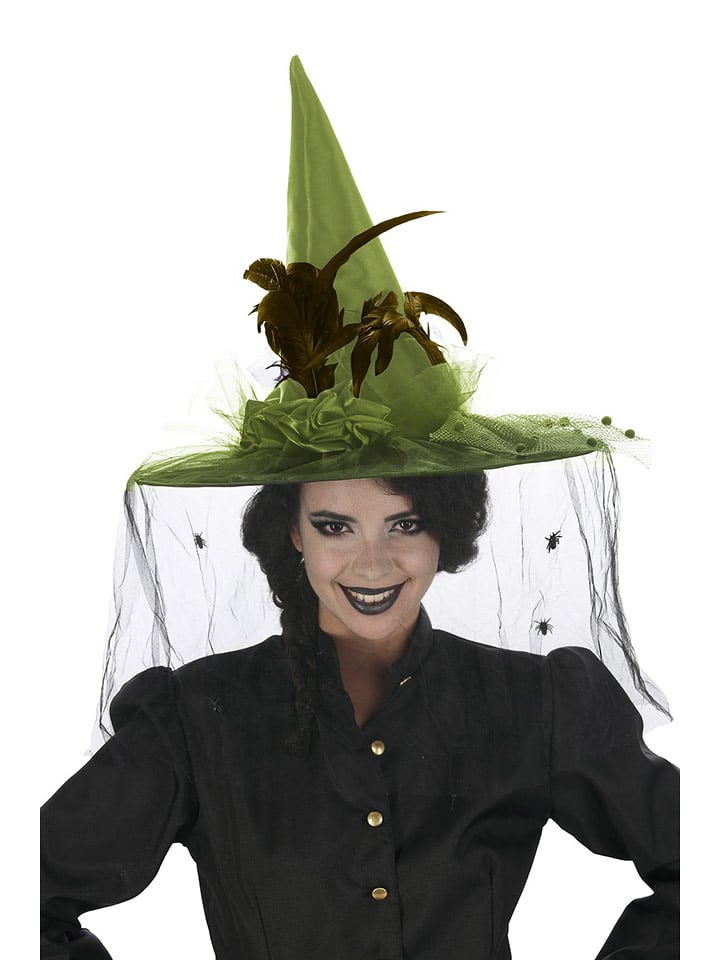 CHAKS Kapelusz w kolorze zielono-czarnym rozmiar: onesize