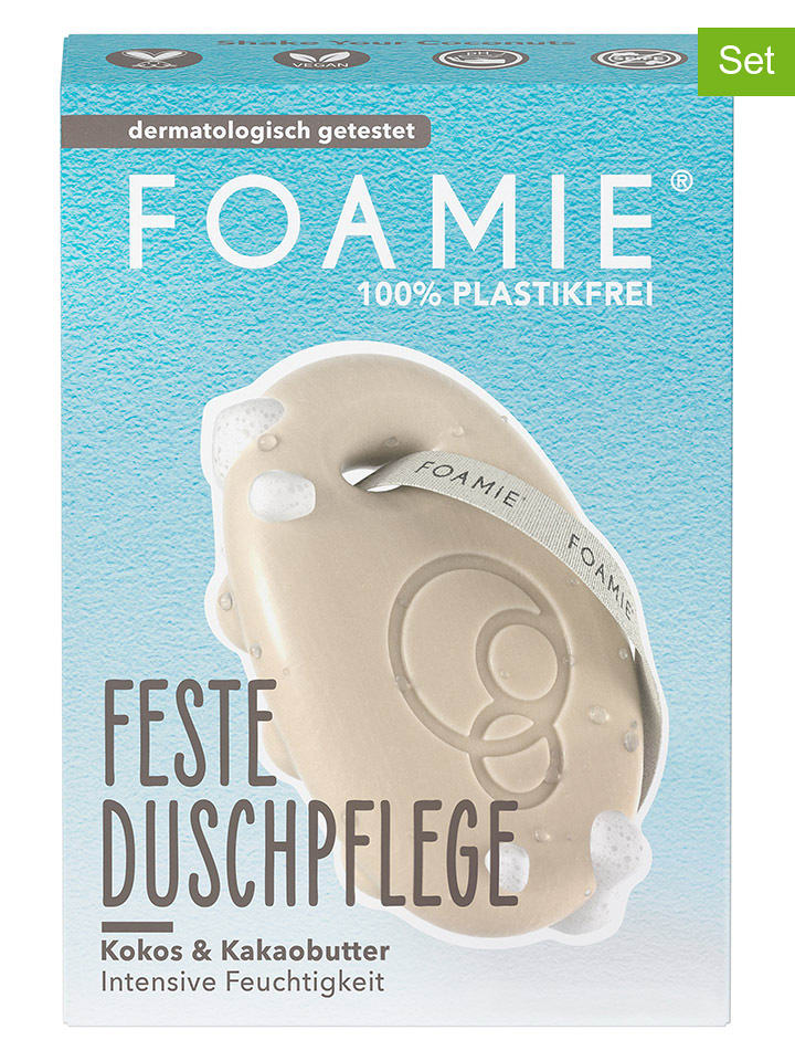 Foamie Mydła pod prysznic (4 szt.) "Shake Your Coconuts" - po 80 g rozmiar: onesize