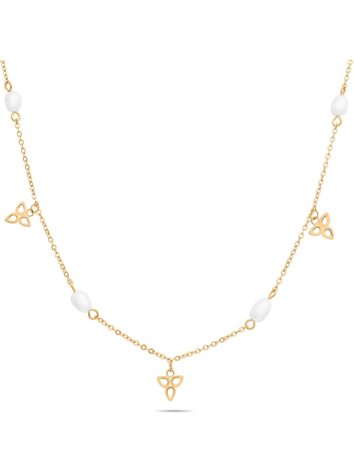 Tamaris Naszyjnik z elementami ozdobnymi - dł. 45 cm rozmiar: onesize