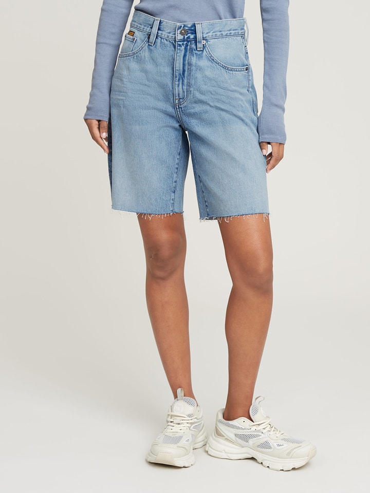 G-Star Bermudy dżinsowe w kolorze błękitnym rozmiar: W32