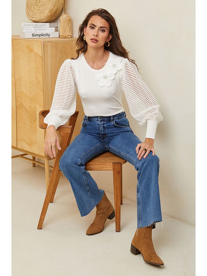 Soft Cashmere Sweter w kolorze białym rozmiar: 34/36