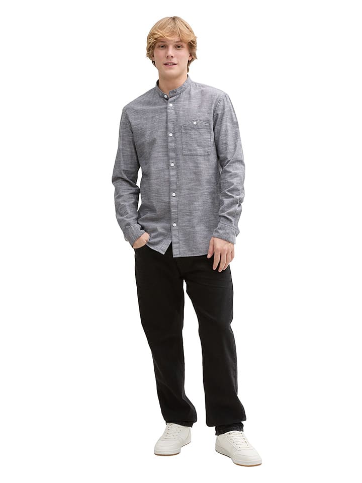 TOM TAILOR Denim Koszula - Slim fit - w kolorze szarym rozmiar: M