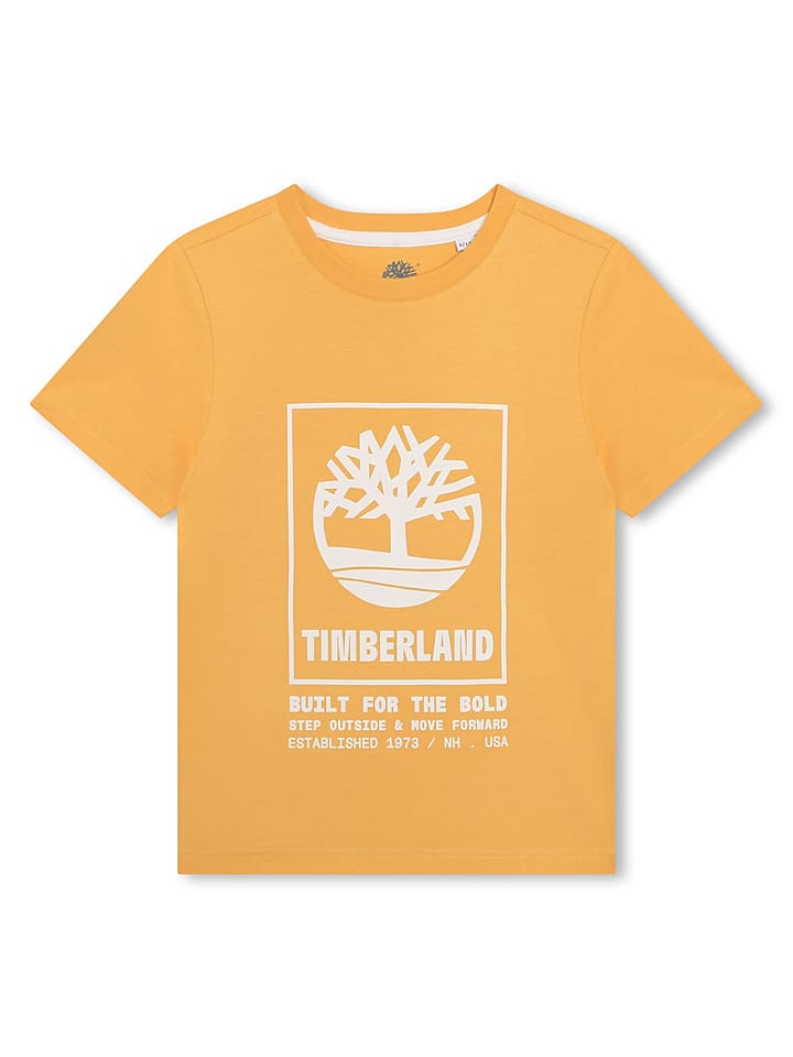 Timberland Koszulka w kolorze musztardowym rozmiar: 110