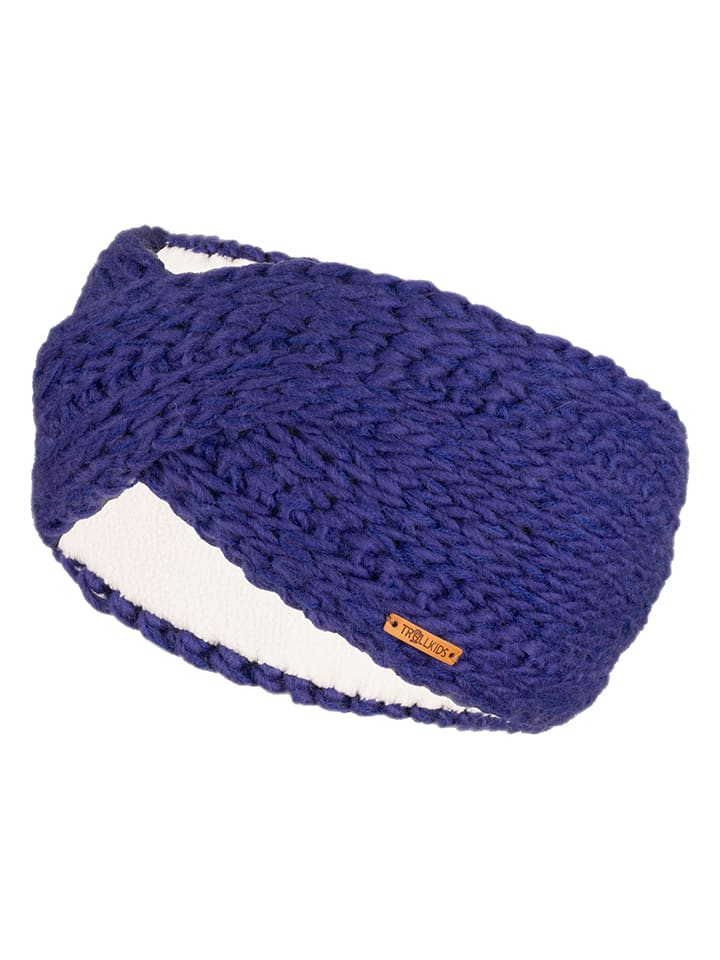 Trollkids Opaska "Winter" w kolorze niebieskim na czoło rozmiar: 52-56 cm