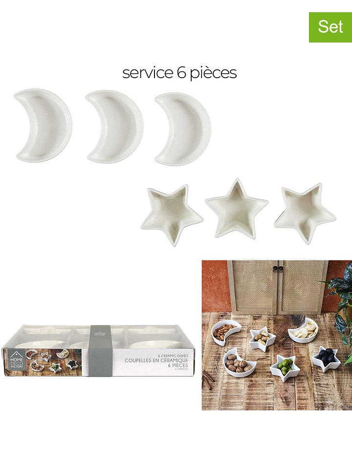 Ethnical Life Miski (6 szt.) w kolorze białym rozmiar: onesize