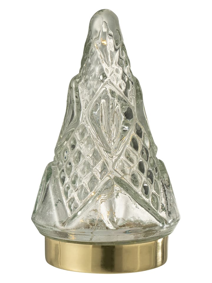 J Line Figurka dekoracyjna LED w kolorze złotym - 9 x 16 x 9 cm rozmiar: onesize