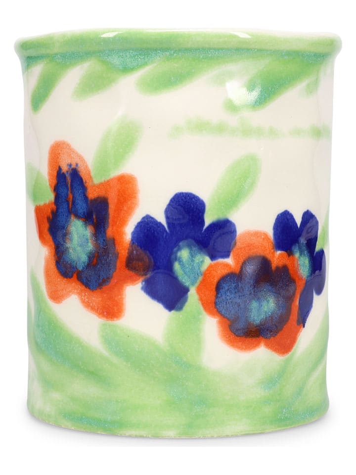 Salt and Pepper Stojak "Fleur" w kolorze zielonym na przybory kuchenne - wys. 16,5 x Ø 14,5 cm rozmiar: onesize