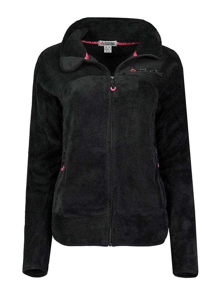 Canadian Peak Kurtka polarowa "Udilas" w kolorze czarnym rozmiar: S