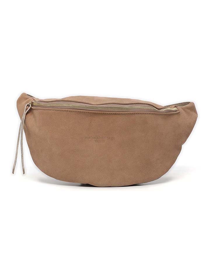 maison héritage PARIS Skórzana saszetka "Rachel" w kolorze beżowym - 34 x 17 cm rozmiar: onesize