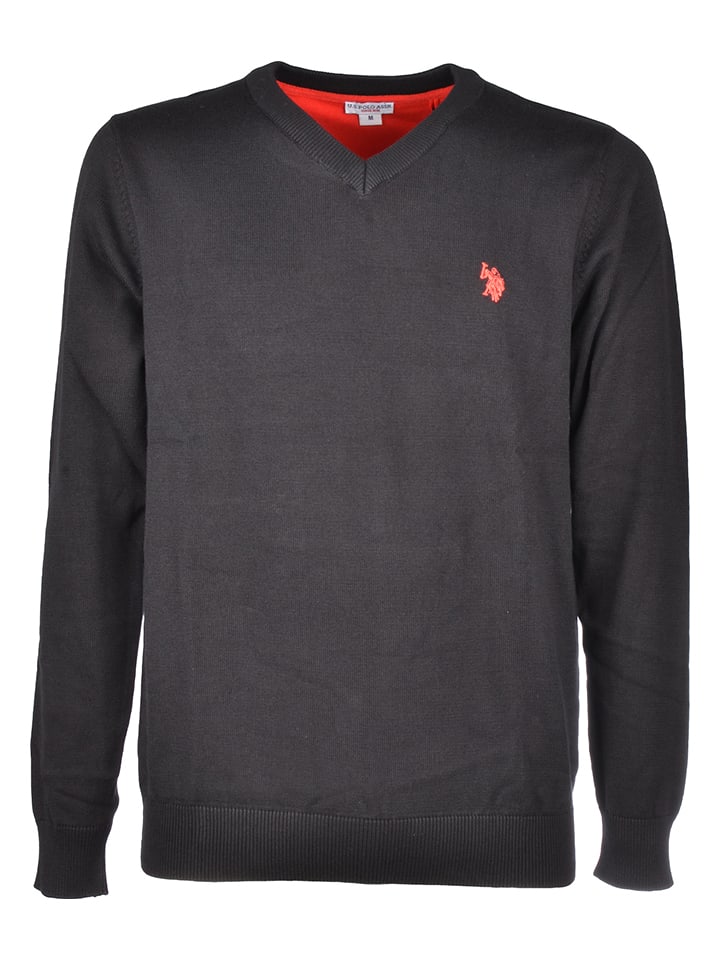 U.S. Polo Assn. Sweter w kolorze czarnym rozmiar: M