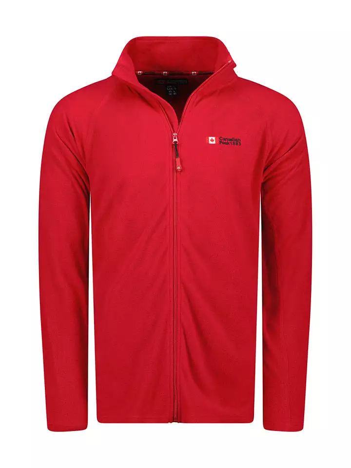 Canadian Peak Kurtka polarowa "Tugeak" w kolorze czerwonym rozmiar: 128