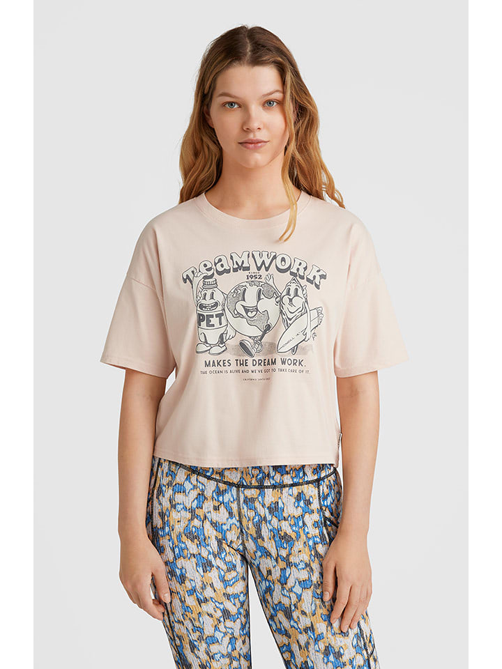 O'Neill Koszulka "Stream" w kolorze jasnoróżowym rozmiar: M