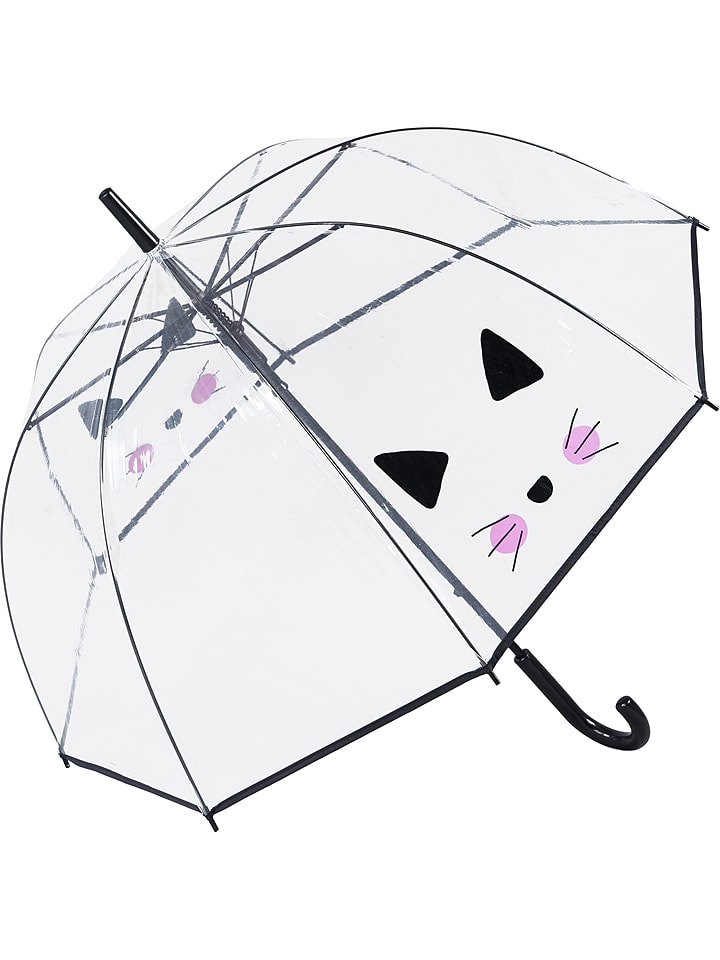 SUSINO Parasol "Cute Cat" w kolorze czarnym - Ø 85 cm rozmiar: onesize