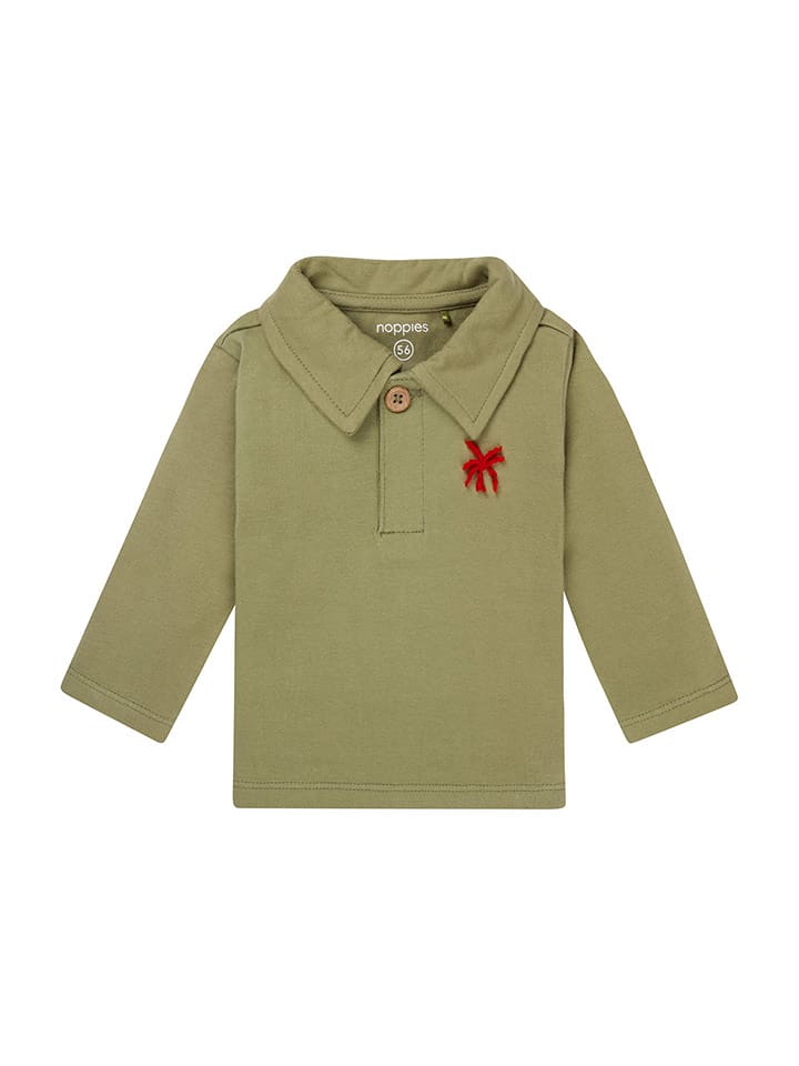 Noppies Koszulka polo "Ocampo" w kolorze khaki rozmiar: 74