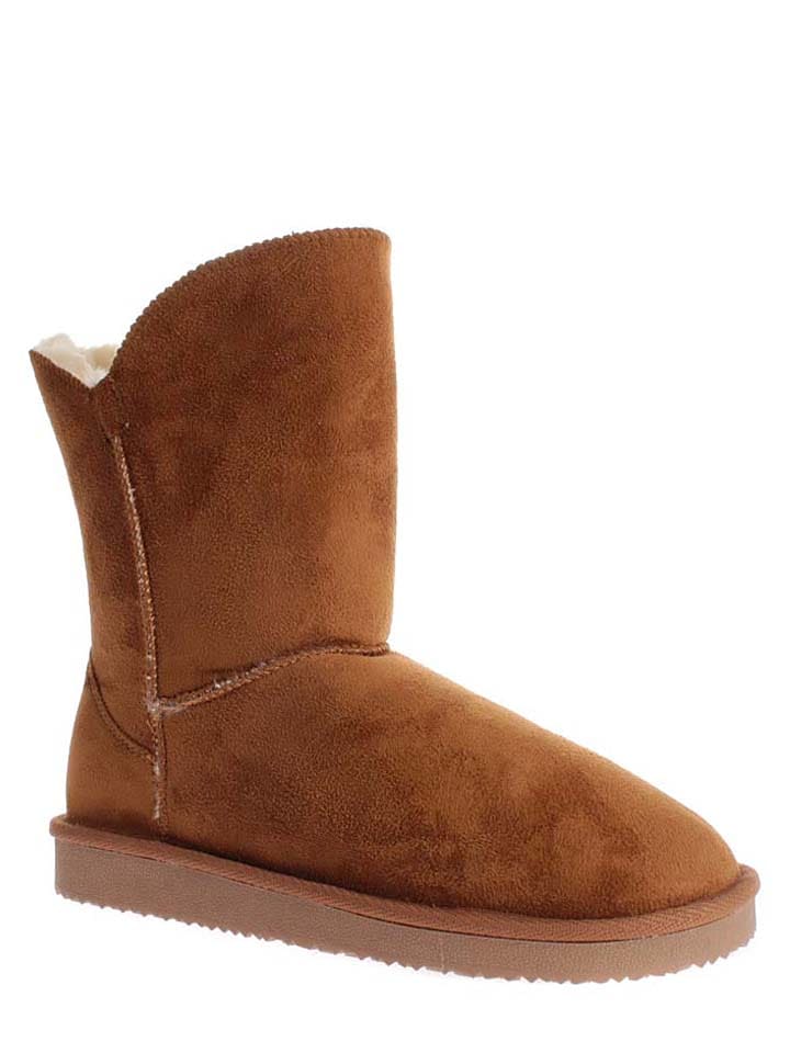 ISLAND BOOT Kozaki zimowe "Adeline" w kolorze jasnobrązowym rozmiar: 40