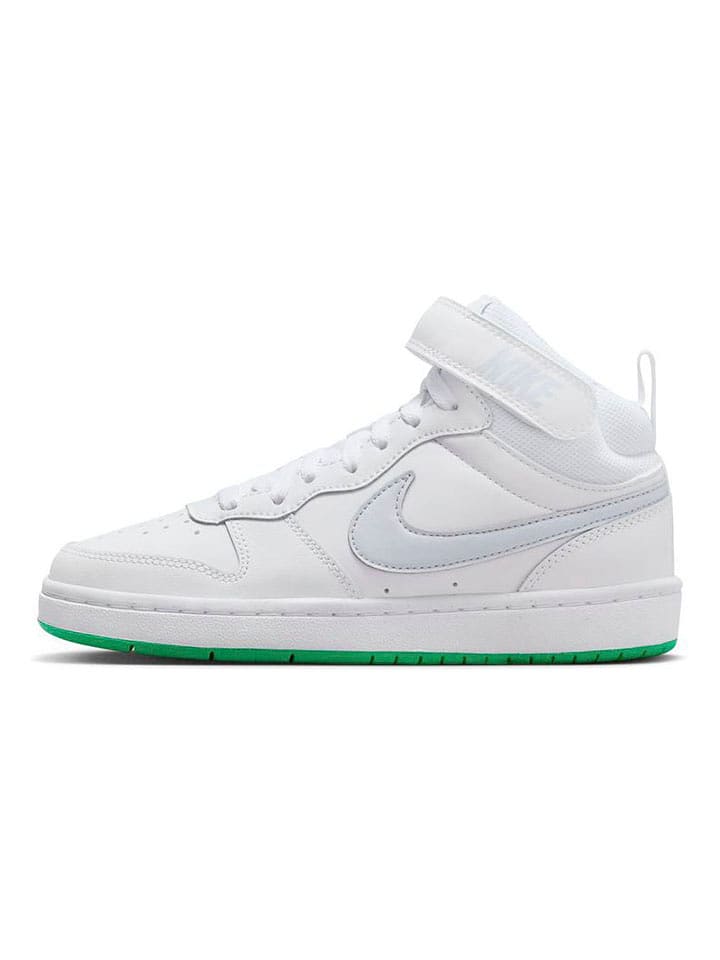 Nike Sportswear Skórzane sneakersy "Court Borough Mid 2" w kolorze białym rozmiar: 39