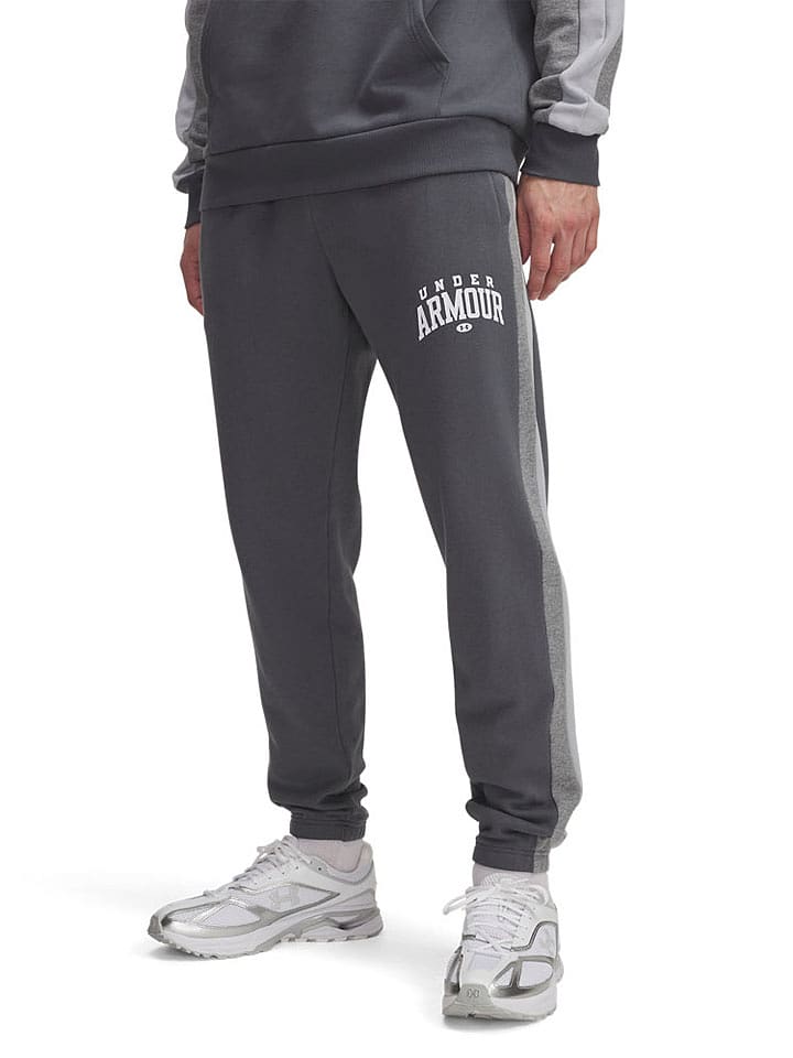 Under Armour Spodnie dresowe "Rival" w kolorze szarym rozmiar: L