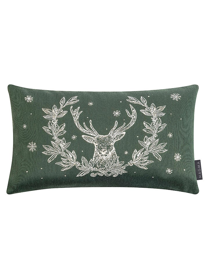 Magma Heimtex Poszewka "Hunter" w kolorze zielonym na poduszkę - 30 x 50 cm rozmiar: onesize