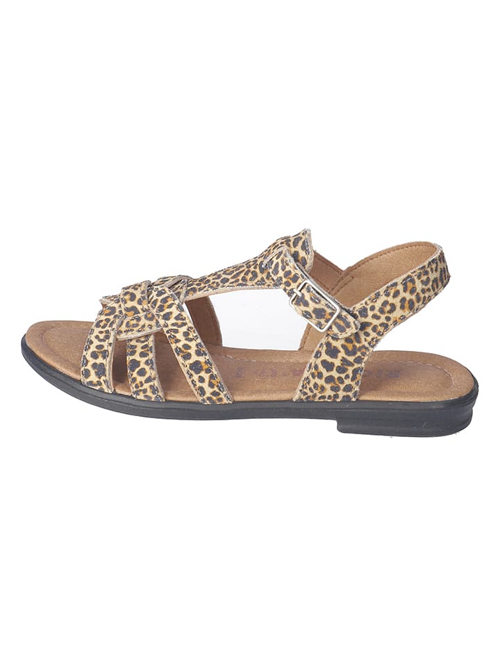 Ricosta Skórzane sandały "Birte" w kolorze beżowym rozmiar: 31