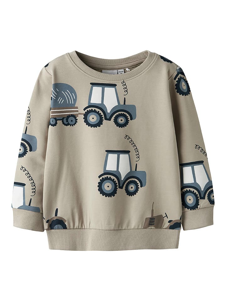 name it Bluza "Jame" w kolorze beżowym rozmiar: 110