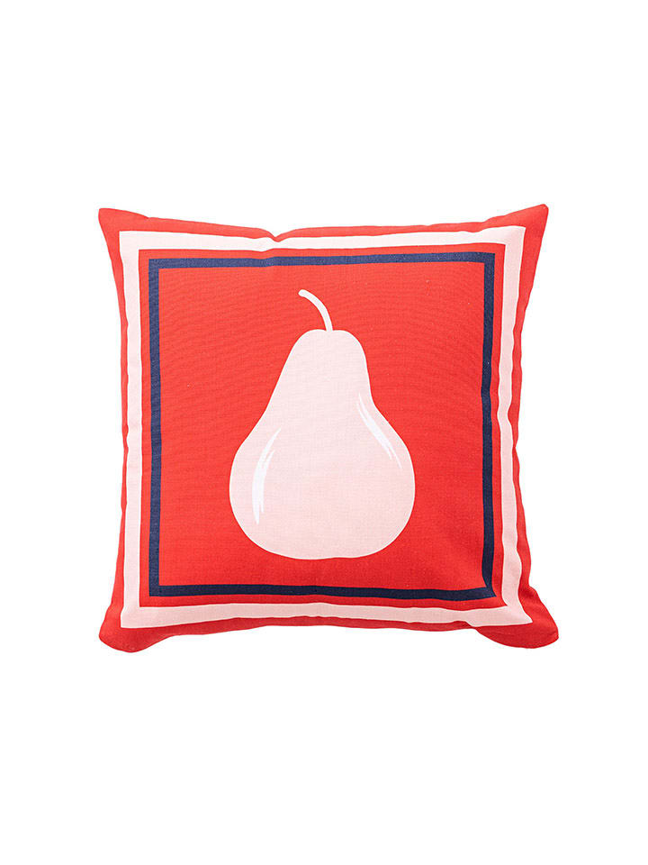 Benetton Poduszka w kolorze jasnoróżowo-czerwonym rozmiar: 40x40 cm