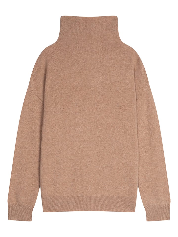 Perfect Cashmere Kaszmirowy golf "Nethan" w kolorze karmelowym rozmiar: XL