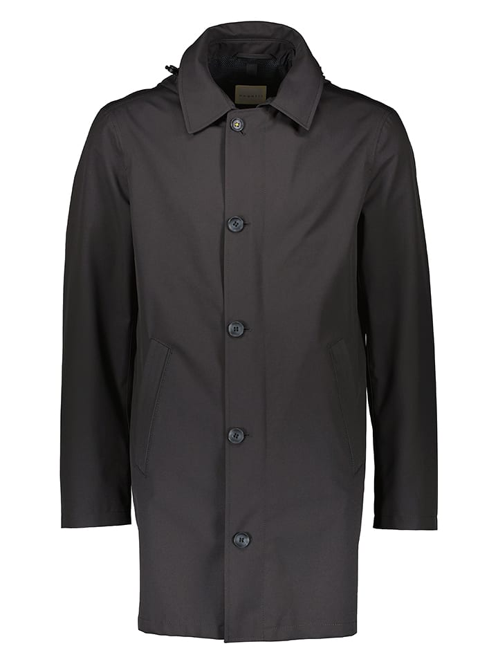 Bugatti Płaszcz przejściowy w kolorze antracytowym rozmiar: 35