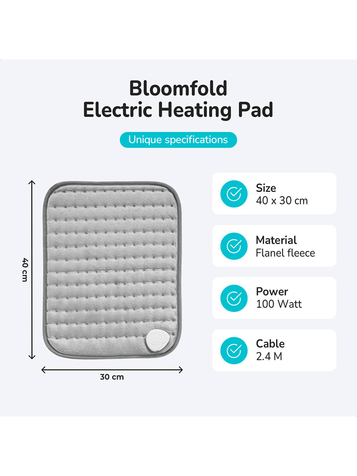 Bloomfold Poduszka grzewcza w kolorze szarym - 30 x 40 cm rozmiar: onesize