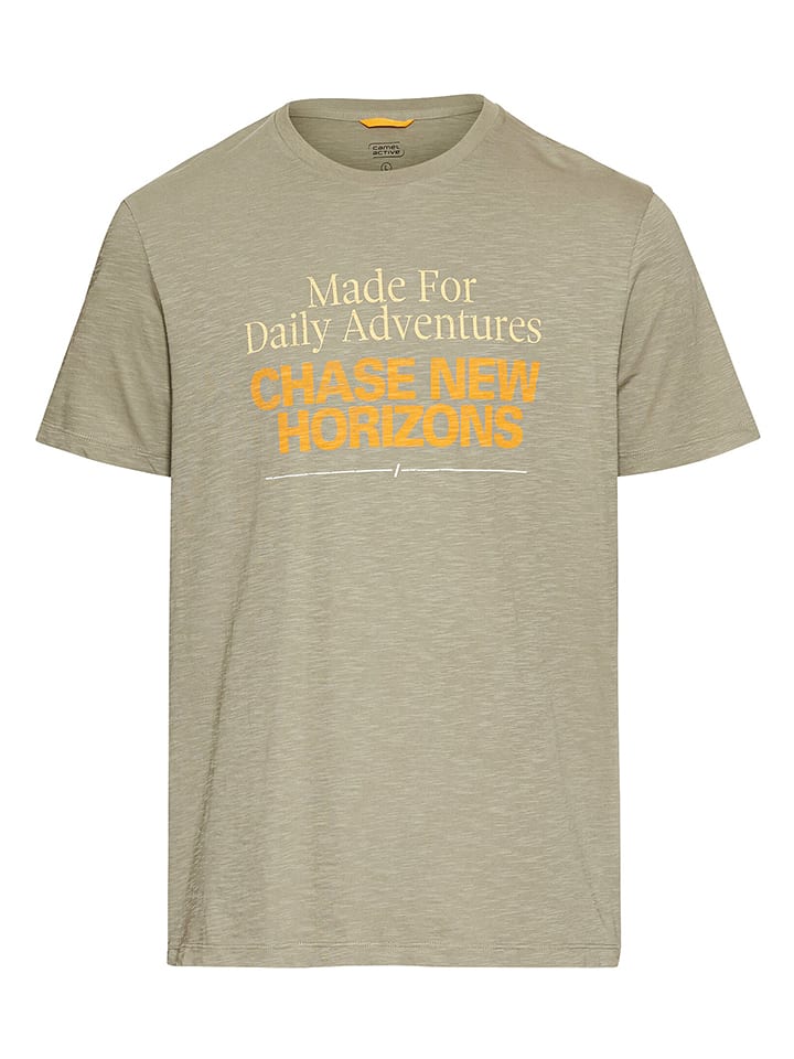 Camel Active Koszulka w kolorze khaki rozmiar: XL