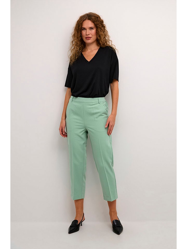 Kaffe Rybaczki w kolorze jasnozielonym rozmiar: 36