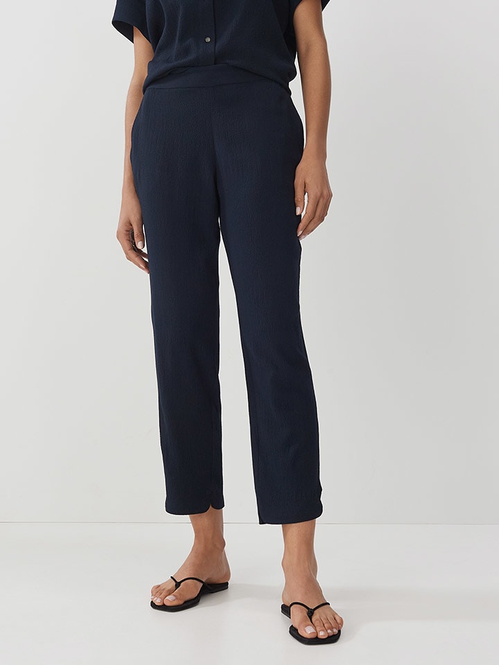 Someday Spodnie w kolorze granatowym rozmiar: 42