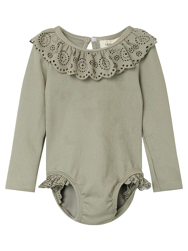 Lil Atelier Strój kąpielowy "Fola" w kolorze khaki rozmiar: 68