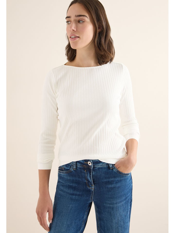 Cecil Koszulka w kolorze kremowym rozmiar: S