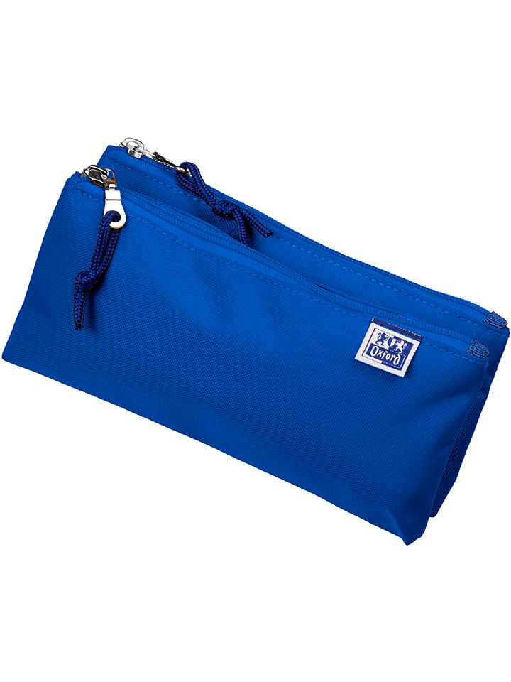 Oxford Piórnik w kolorze niebieskim - 23 x 12 x 3 cm rozmiar: onesize