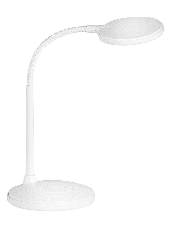 FISCHER & HONSEL Lampa stołowa LED "Work" w kolorze białym - wys. 36,5 x Ø 14,5 cm rozmiar: onesize