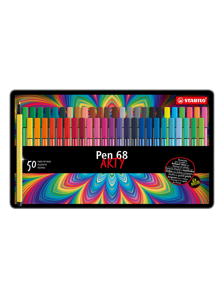 STABILO Mazaki (50 szt.) "STABILO Pen 68 - Arty" rozmiar: onesize