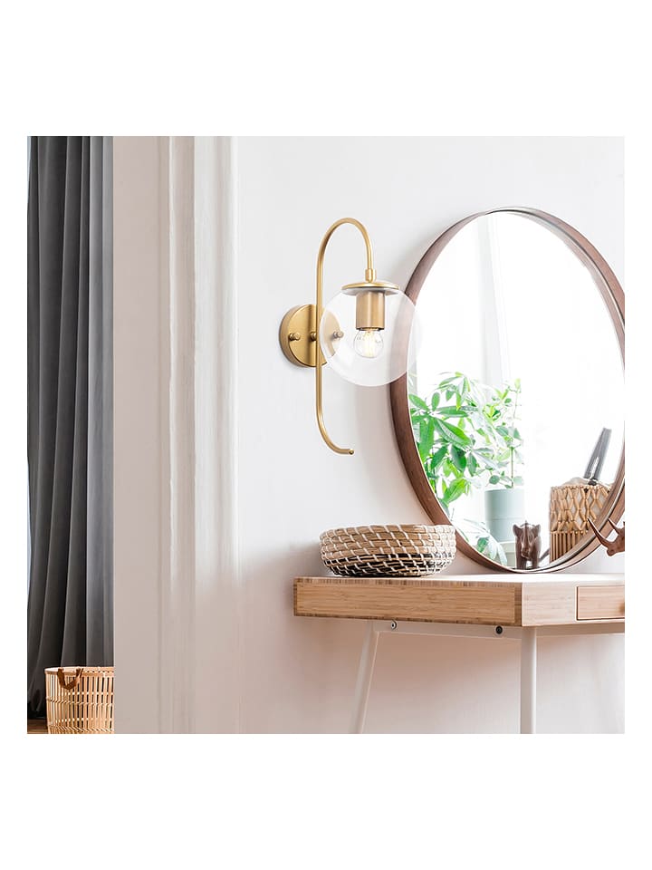 Opviq Lampa ścienna w kolorze złotym - 15 x 36 cm rozmiar: onesize