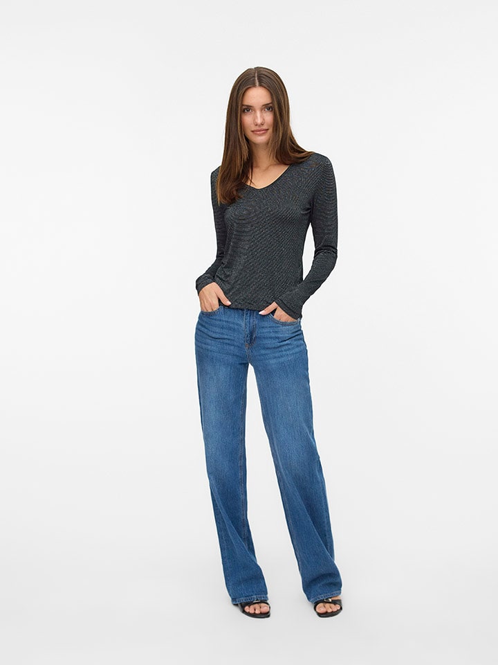 Vero Moda Koszulka w kolorze czarnym rozmiar: L