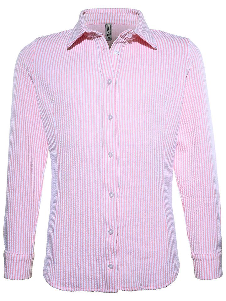 Blue Effect Bluzka w kolorze jasnoróżowo-białym rozmiar: 152