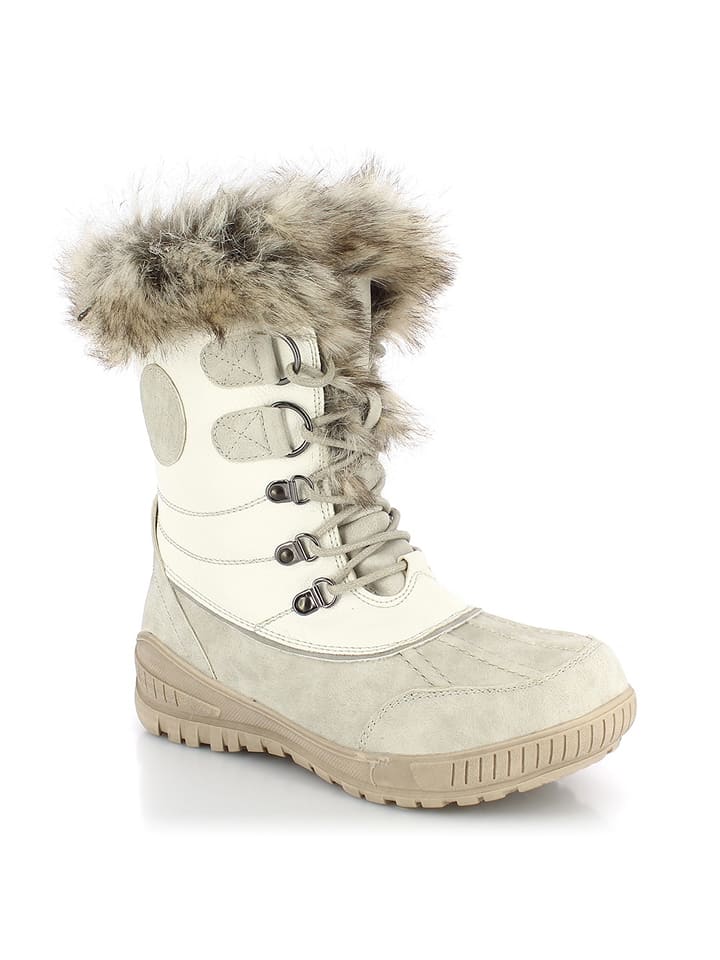 Kimberfeel Kozaki zimowe "Elena" w kolorze białym rozmiar: 38