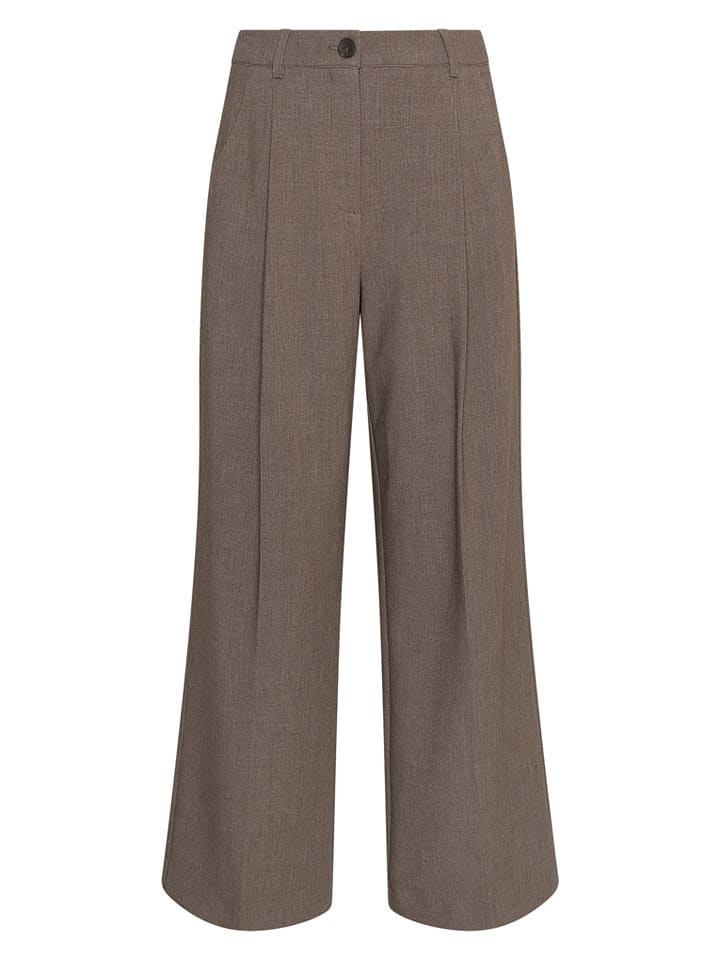 MOSS COPENHAGEN Spodnie "Rosina" w kolorze szarobrązowym rozmiar: XS