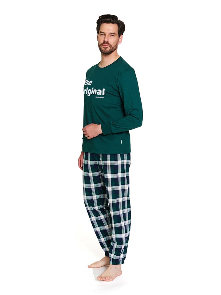 Doctor Nap Piżama w kolorze ciemnozielonym rozmiar: 3XL