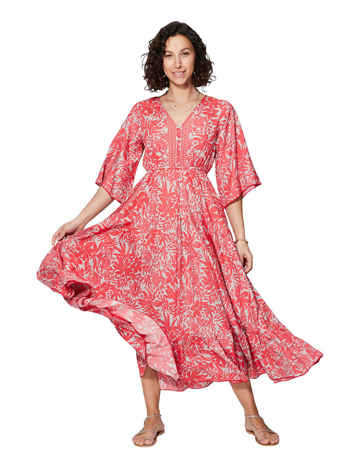 Ipanima Sukienka w kolorze różowo-białym rozmiar: 38/40