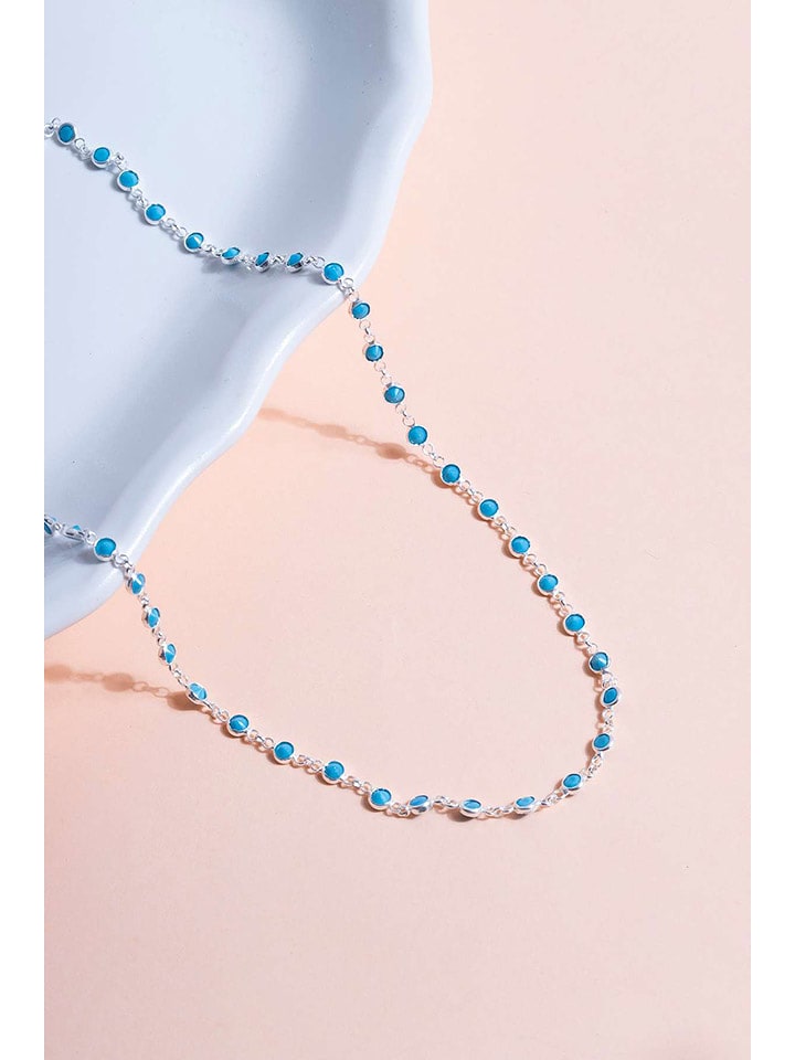 Lodie Silver Srebrny naszyjnik z cyrkoniami - dł. 43 cm rozmiar: onesize