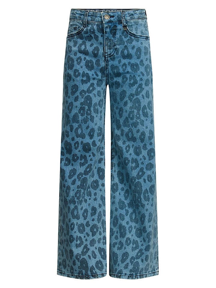 Retour Spodnie "Mendy" w kolorze niebieskim rozmiar: 164