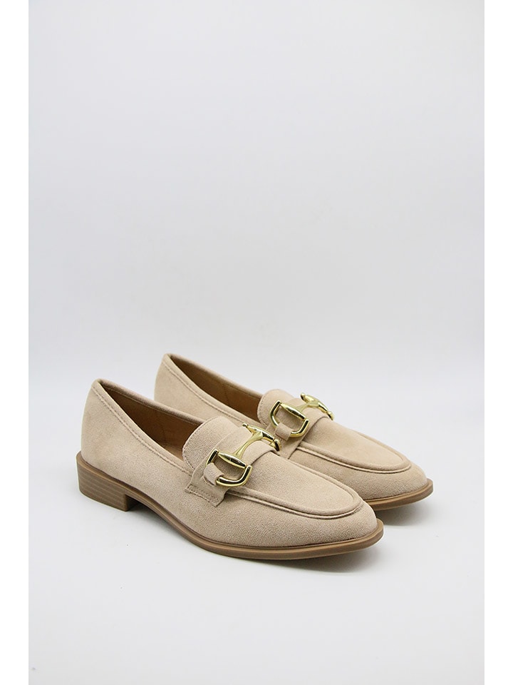 Bellucci Mokasyny w kolorze beżowym rozmiar: 40