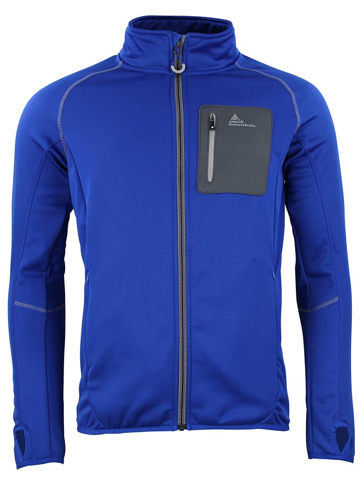 Peak Mountain Kurtka polarowa "Cemaro" w kolorze niebieskim rozmiar: M