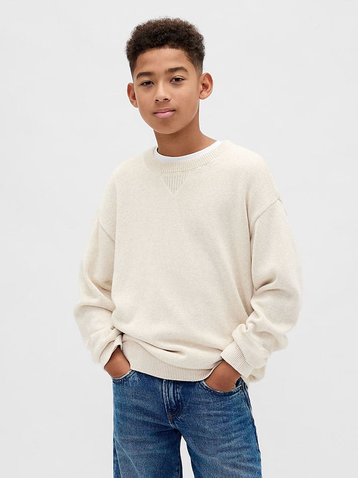 GAP Sweter w kolorze kremowym rozmiar: 110