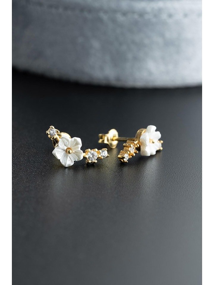 Lodie Silver Srebrne kolczyki-wkrętki z cyrkoniami rozmiar: onesize