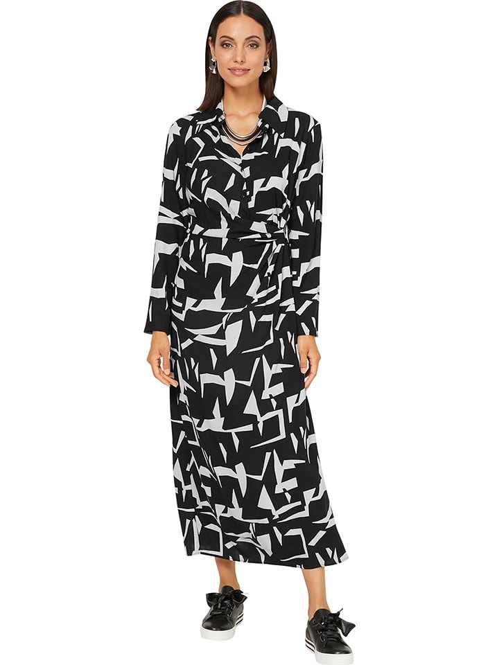 Heine Sukienka w kolorze czarno-kremowym rozmiar: 40